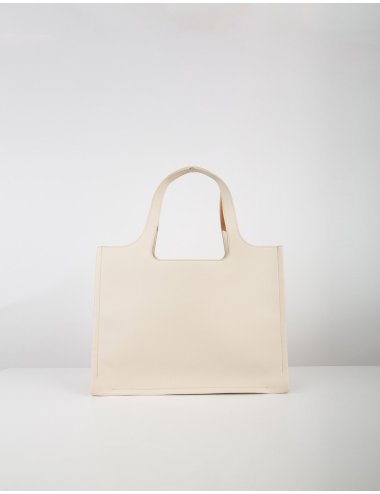 SS25 Tote bag tinta unita "Morea bottalato"