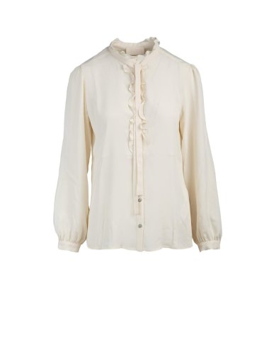 SS25 Camicia con volant "Uragano"