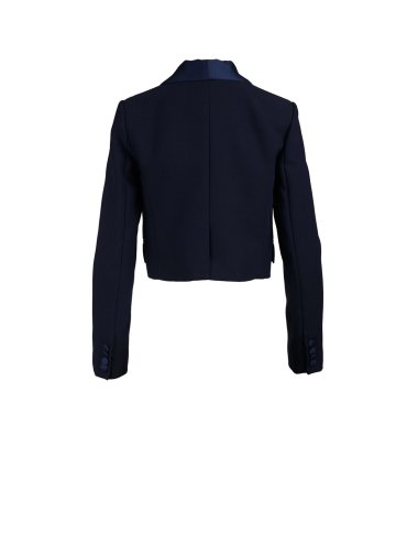 SS25 Giacca formale cropped tinta unita