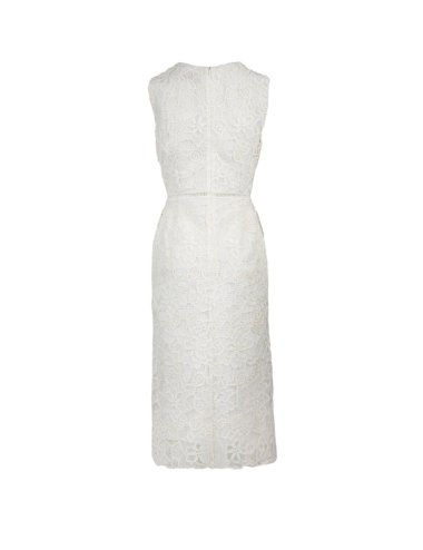 SS25 Abito midi con pizzo