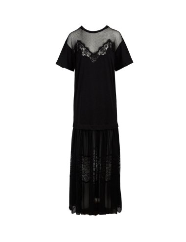 SS25 Abito lungo con pizzo
