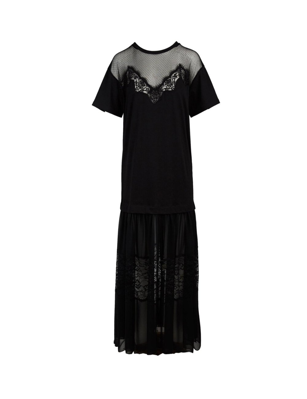 SS25 Abito lungo con pizzo SS25 Abito lungo con pizzo
