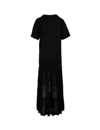 SS25 Abito lungo con pizzo