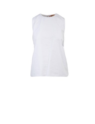 SS25 Camicia smanicata con fiocco