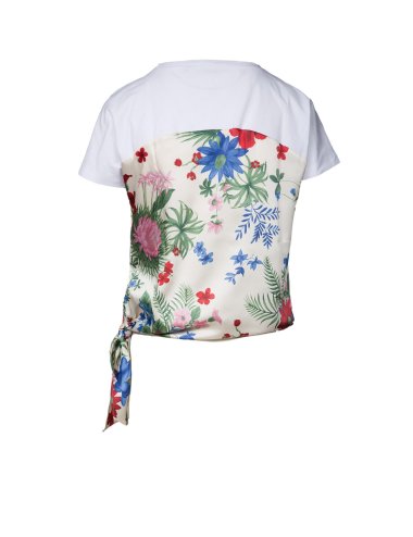 SS25 T-shirt con stampa e nodo "Susanna"