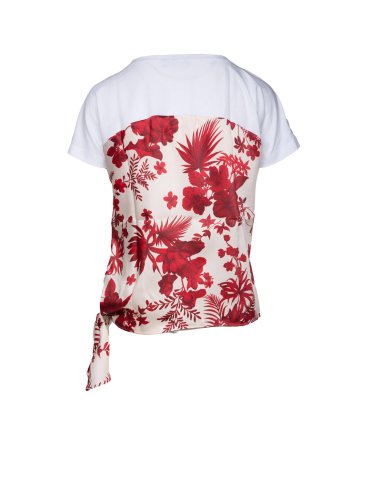 SS25 T-shirt con stampa e nodo "Susanna"