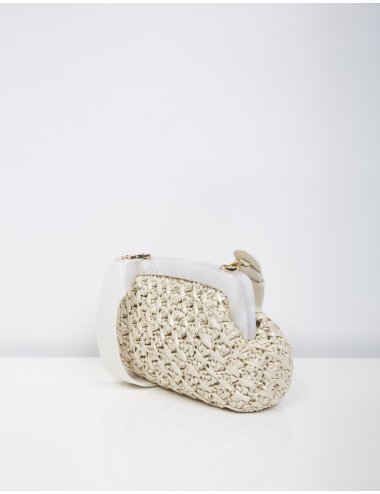 SS25 Clutch con intreccio "Banda"