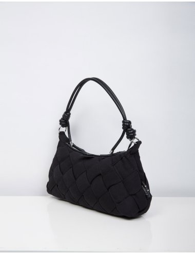 SS25 Pochette con intreccio e logo "Opera"