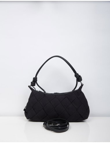 SS25 Pochette con intreccio e logo "Opera"