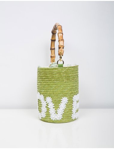 SS25 Bucket bag con scritta "Love"
