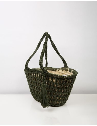 SS25 Shopper con intreccio "Mediterraneo"