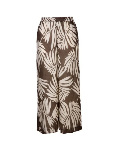 SS25 Pantalone "Palazzo" con stampa