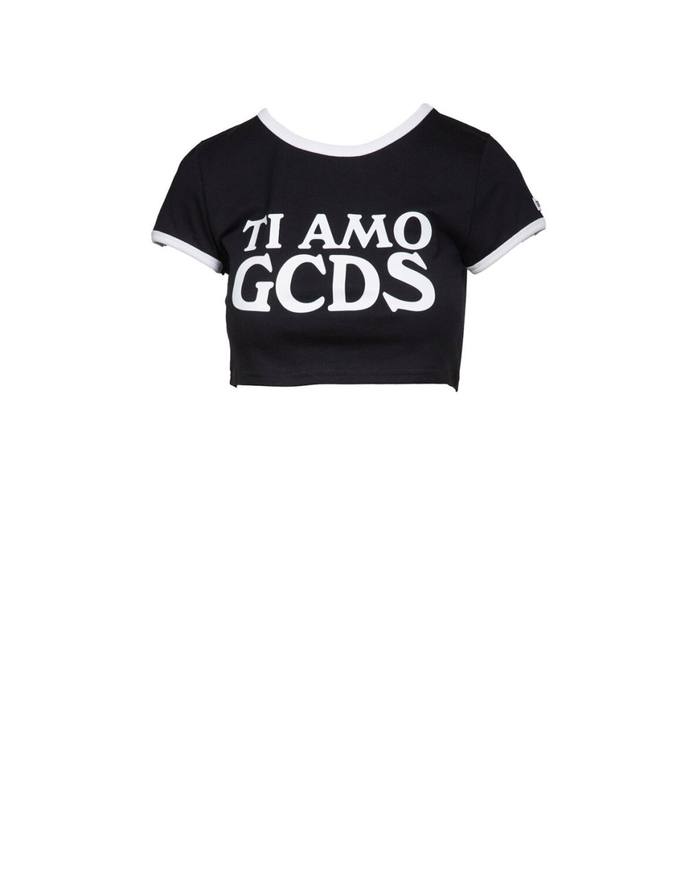 SS25 Top cropped con scritta logo SS25 Top cropped con scritta logo