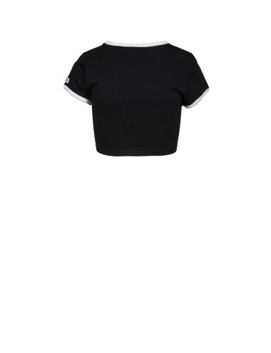 SS25 Top cropped con scritta logo
