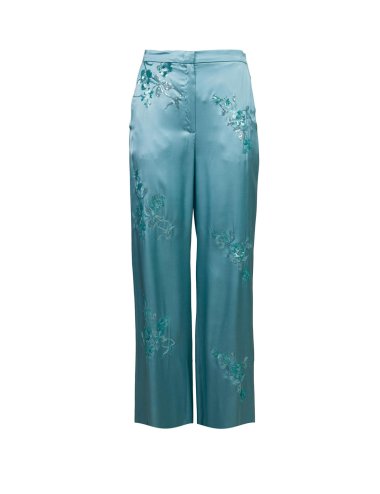 SS25 Pantalone "Straight" con paillettes "Rampa"