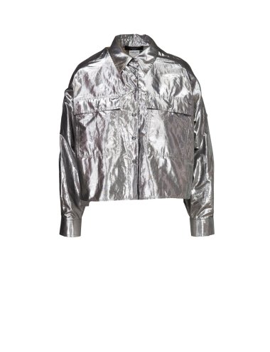 SS25 Camicia effetto metallo "Aldeno"