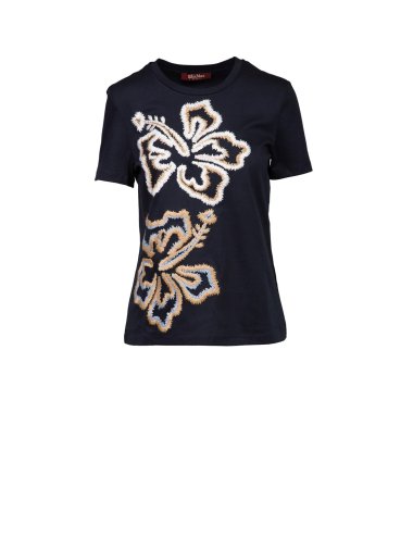 SS25 T-shirt con ricami "Ring"