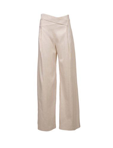 SS25 Pantalone "Straight" tinta unita