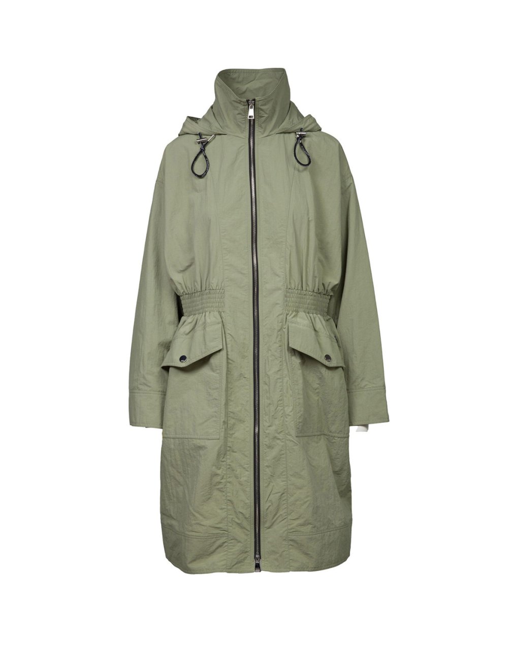 SS25 Parka con scritta logo ricamata SS25 Parka con scritta logo ricamata