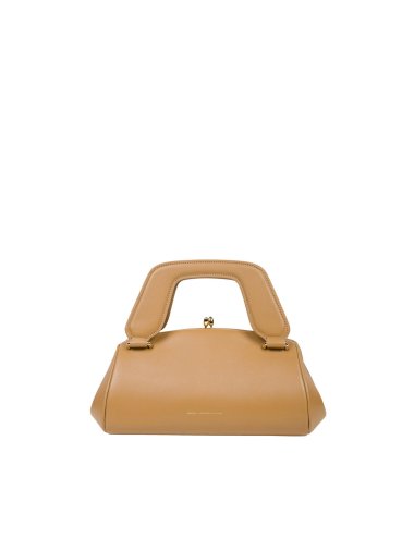 SS25 Kiss lock clutch con scritta logo "Polly"