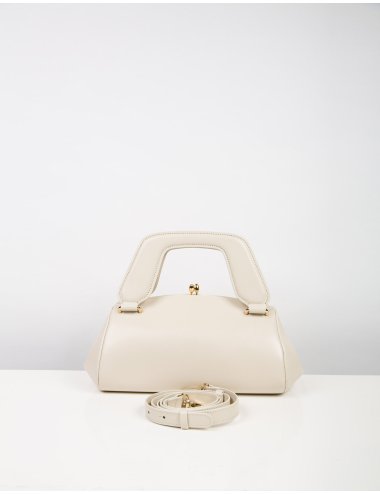 SS25 Kiss lock clutch con scritta logo "Polly"