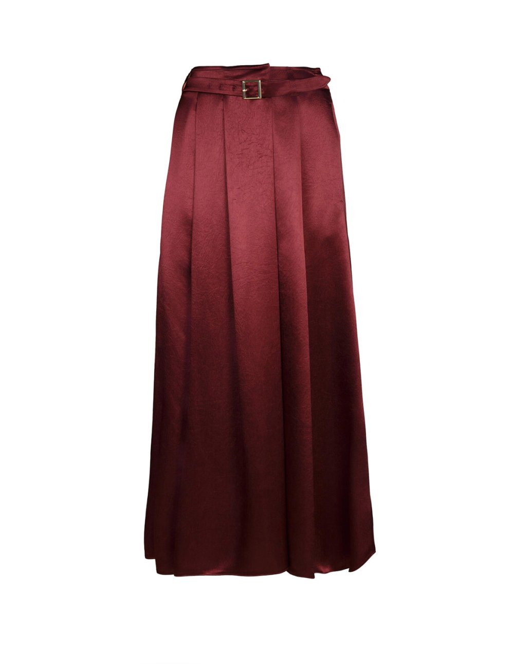 FW25-26 Gonna lunga tinta unita "Fontana"