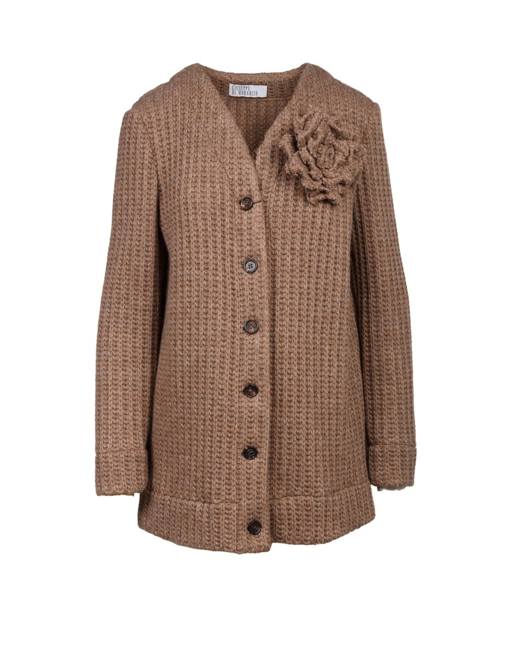 FW25-26 Cardigan con decorazione