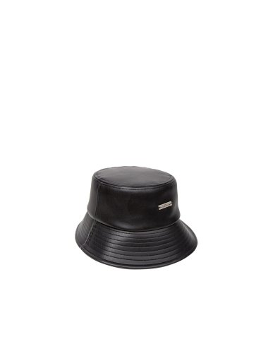 FW21-22 Cappello "Bucket" in finta pelle "Alugne"