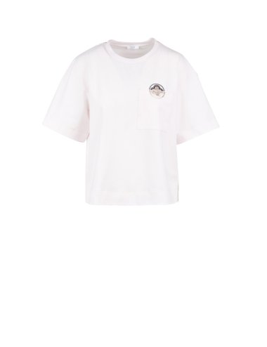 FW22-23 T-shirt con taschino e logo