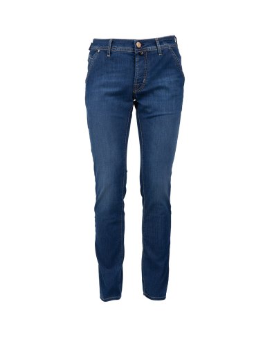 SS23 Jeans "Regular fit" tinta unita "Leonard"