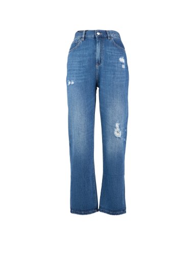 SS23 Jeans "Mom fit" con strappi "Mom"