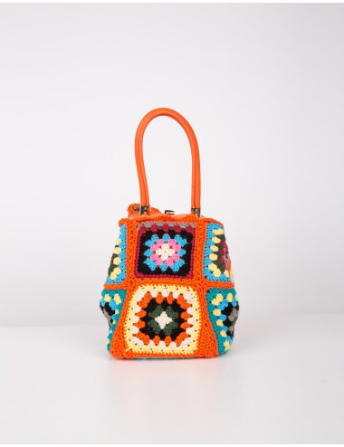 SS23 Handbag multicolor in maglia "Itaca"